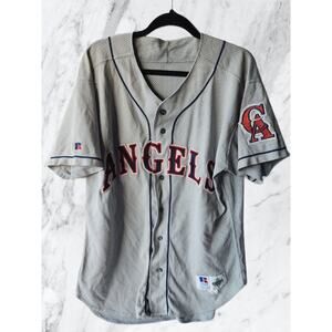 Vintage Russell Athletic MLB California Angels Batting Practice Jersey #23 S46